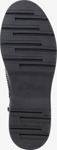 Bottines à lacets s.Oliver en noir