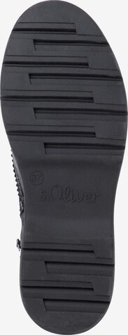 s.Oliver - Botines con cordones en negro