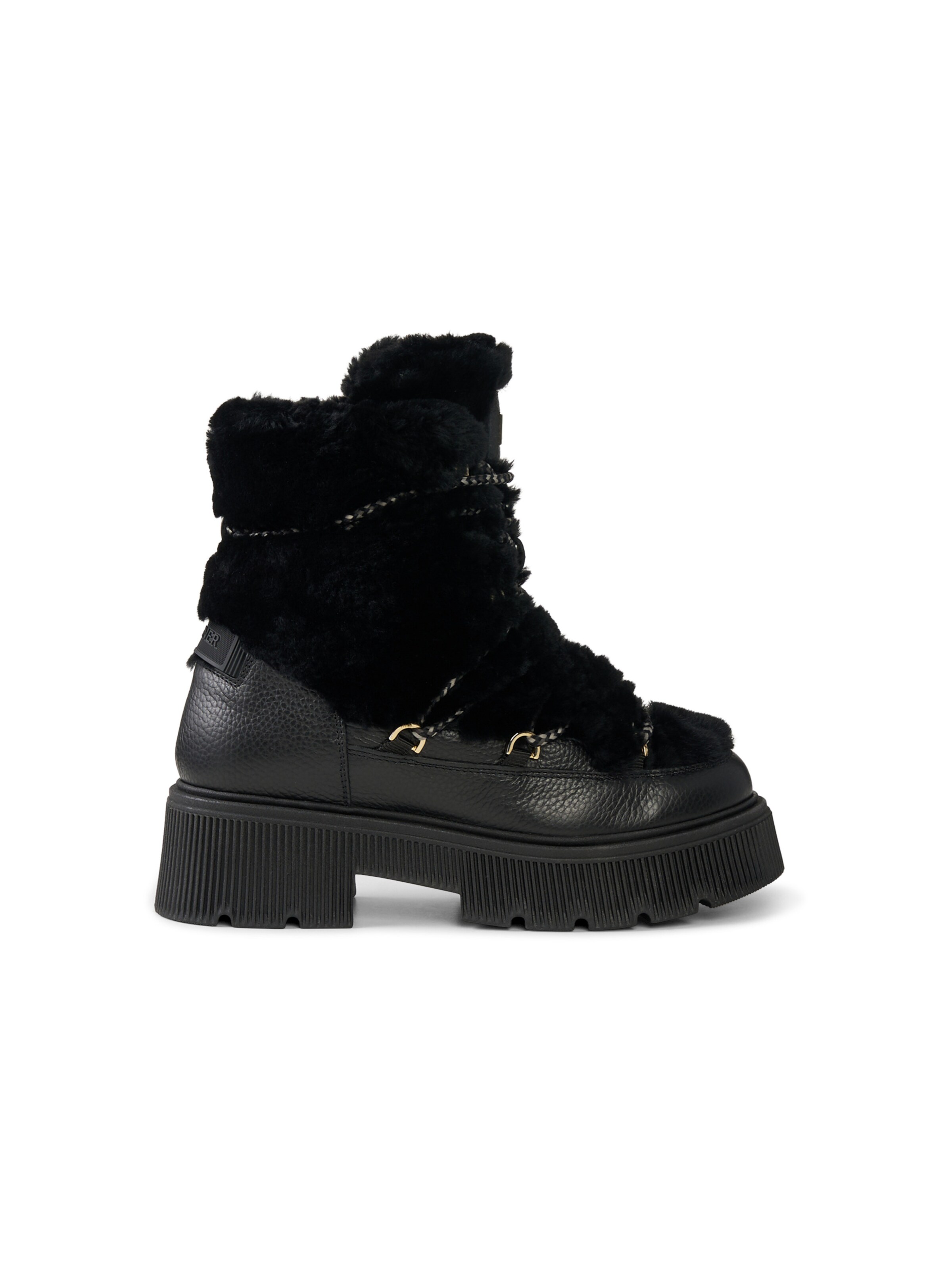 BOGNER Schnürstiefel 'Turin' in Schwarz