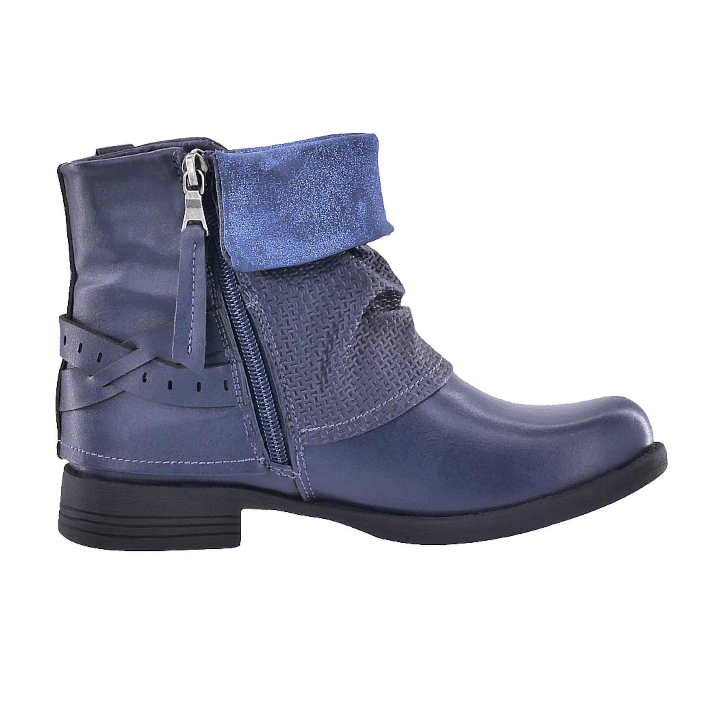 Elara Boots in Blau