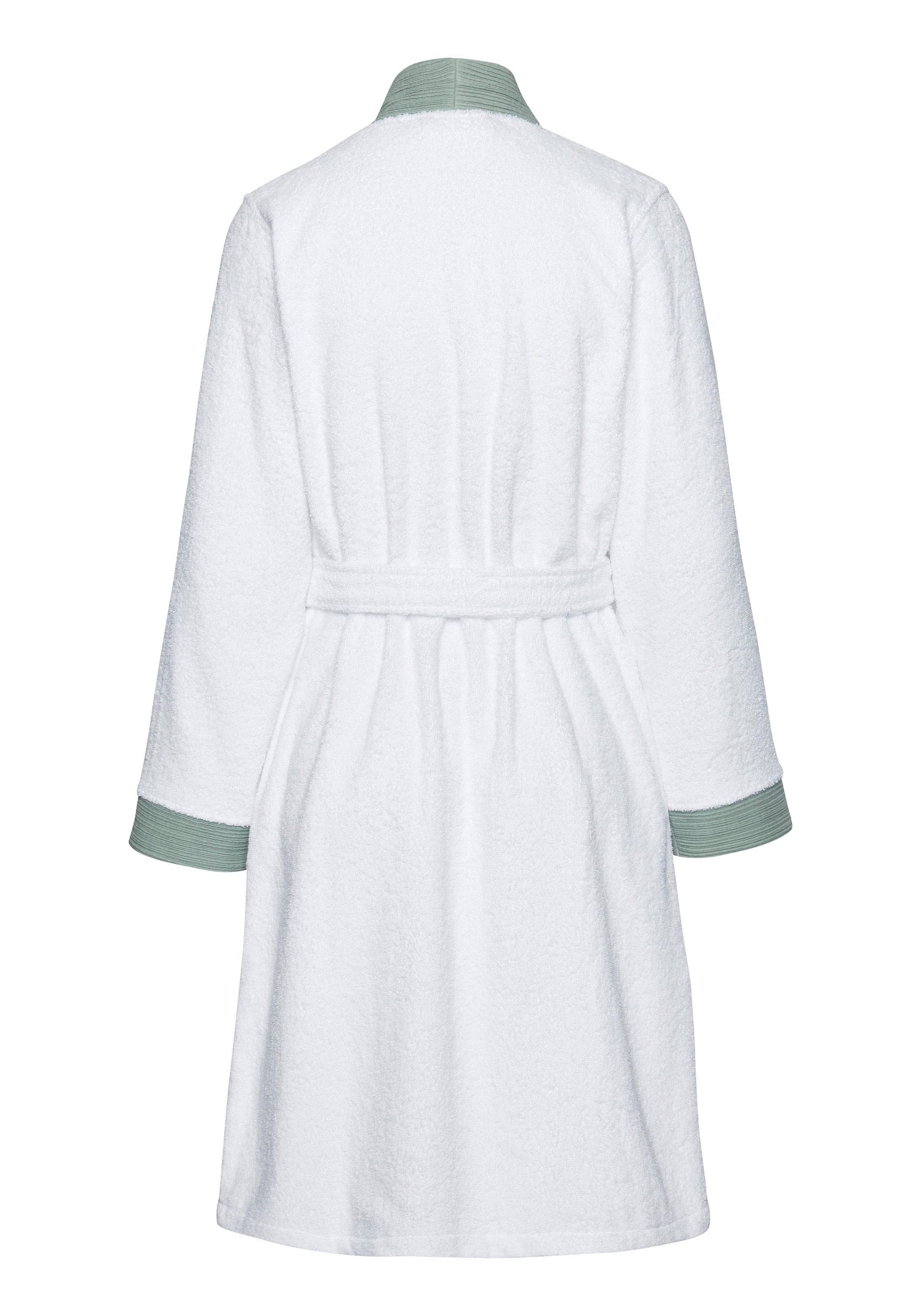 VIVANCE - Roupão curto 'Dreams' em branco