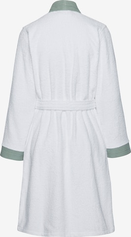 VIVANCE Bathrobe short 'Dreams' in White