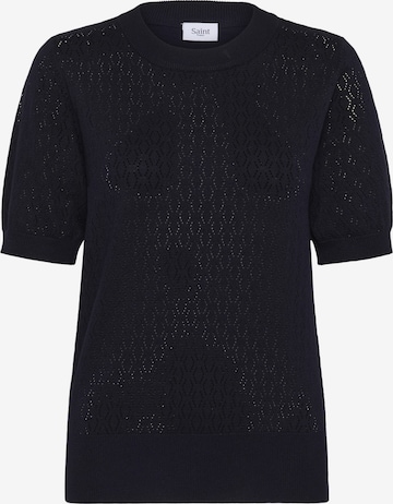 SAINT TROPEZ Sweater 'Mila' in Blue: front