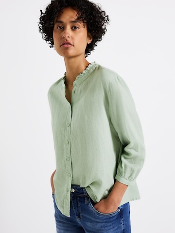 STREET ONE Blouse in Green: front
