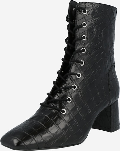 ABOUT YOU Bottines à lacets 'Franziska' en noir, Vue avec produit