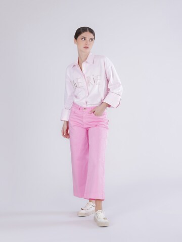 CAFè NOIR Regular Jeans in Roze: voorkant