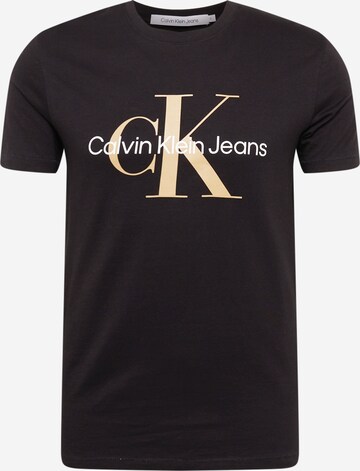 T-Shirt Calvin Klein Jeans en noir : devant