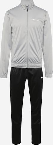 Champion Authentic Athletic Apparel Trainingspak in Grijs: voorkant