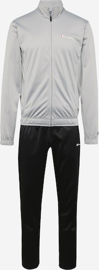 Champion Authentic Athletic Apparel Tracksuit in Grey / Red / Black / White, Item view