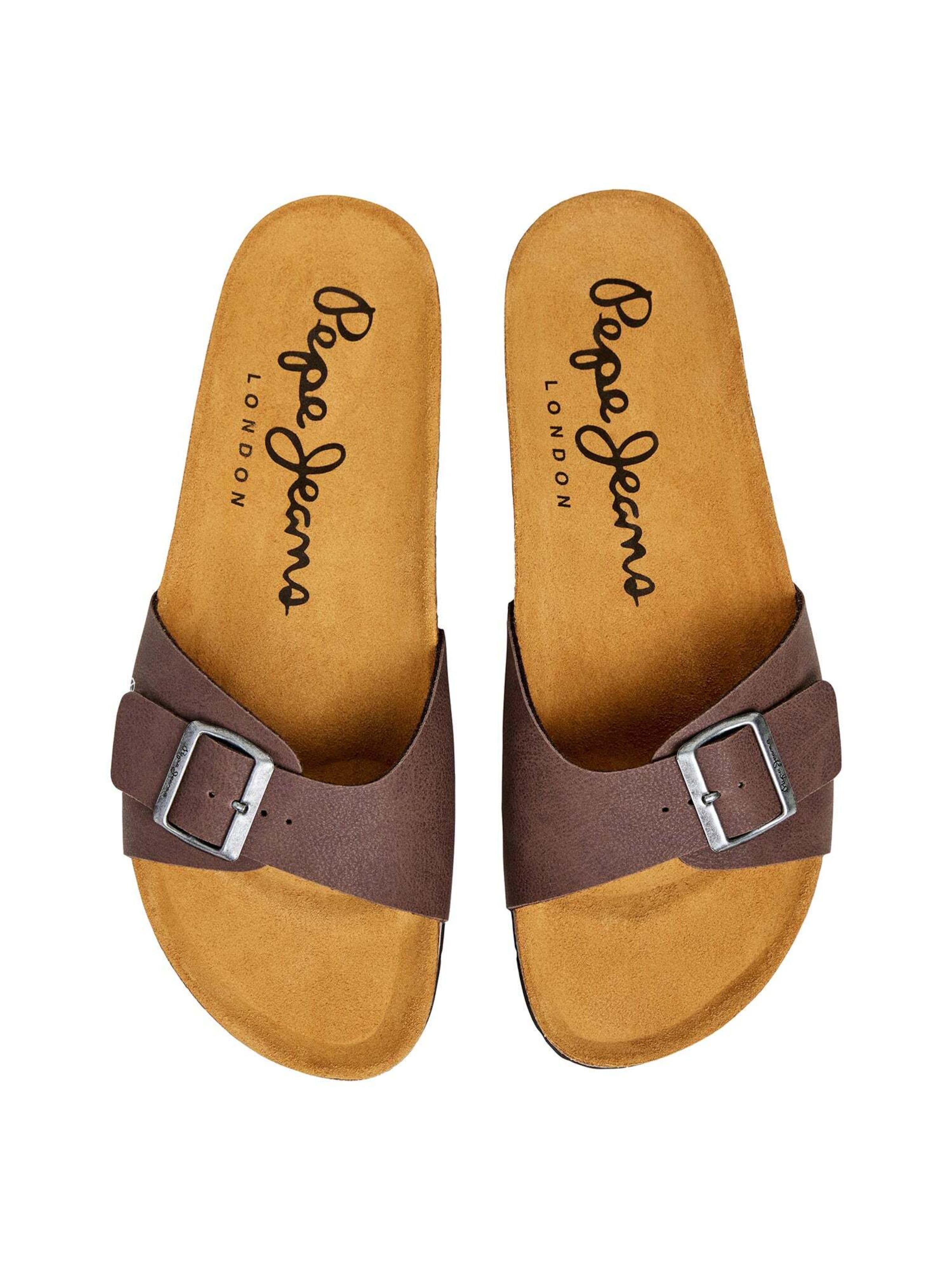 Pepe Jeans Sandalen 'CHICAGO' in Bruin