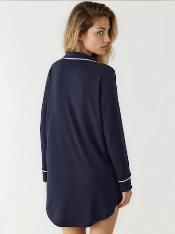 Chemise de nuit 'Lounge-Kleider' Hiccup en bleu