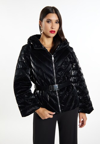 faina - Casaco de inverno 'Nally' em preto: frente