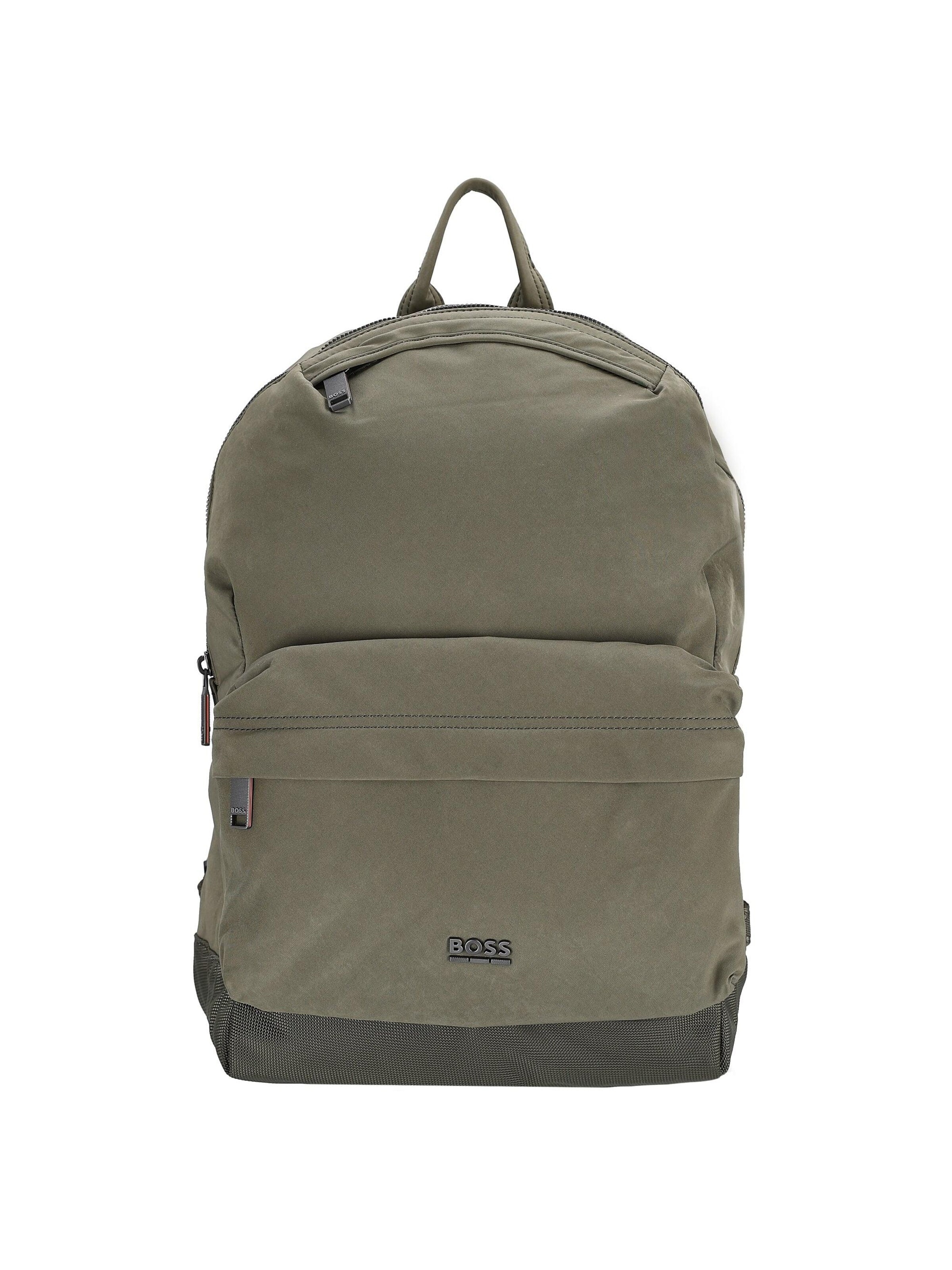 HUGO BOSS Backpack 'Eryk' in Green: front
