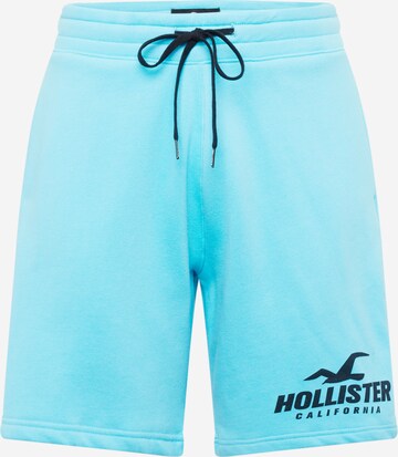 HOLLISTER Kalhoty – modrá: přední strana