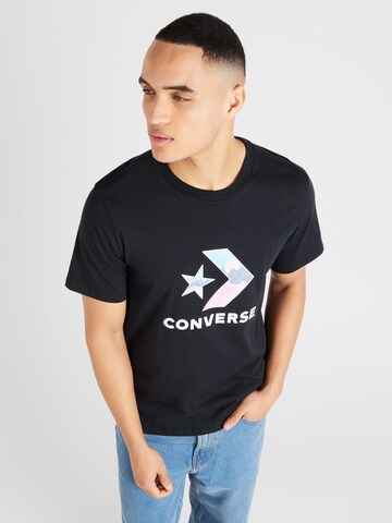 CONVERSE Shirt 'STAR CHEV' in Black: front