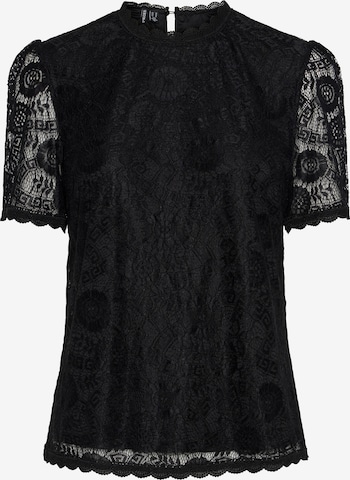 PIECES Блуза 'OLLINE' в черно: отпред