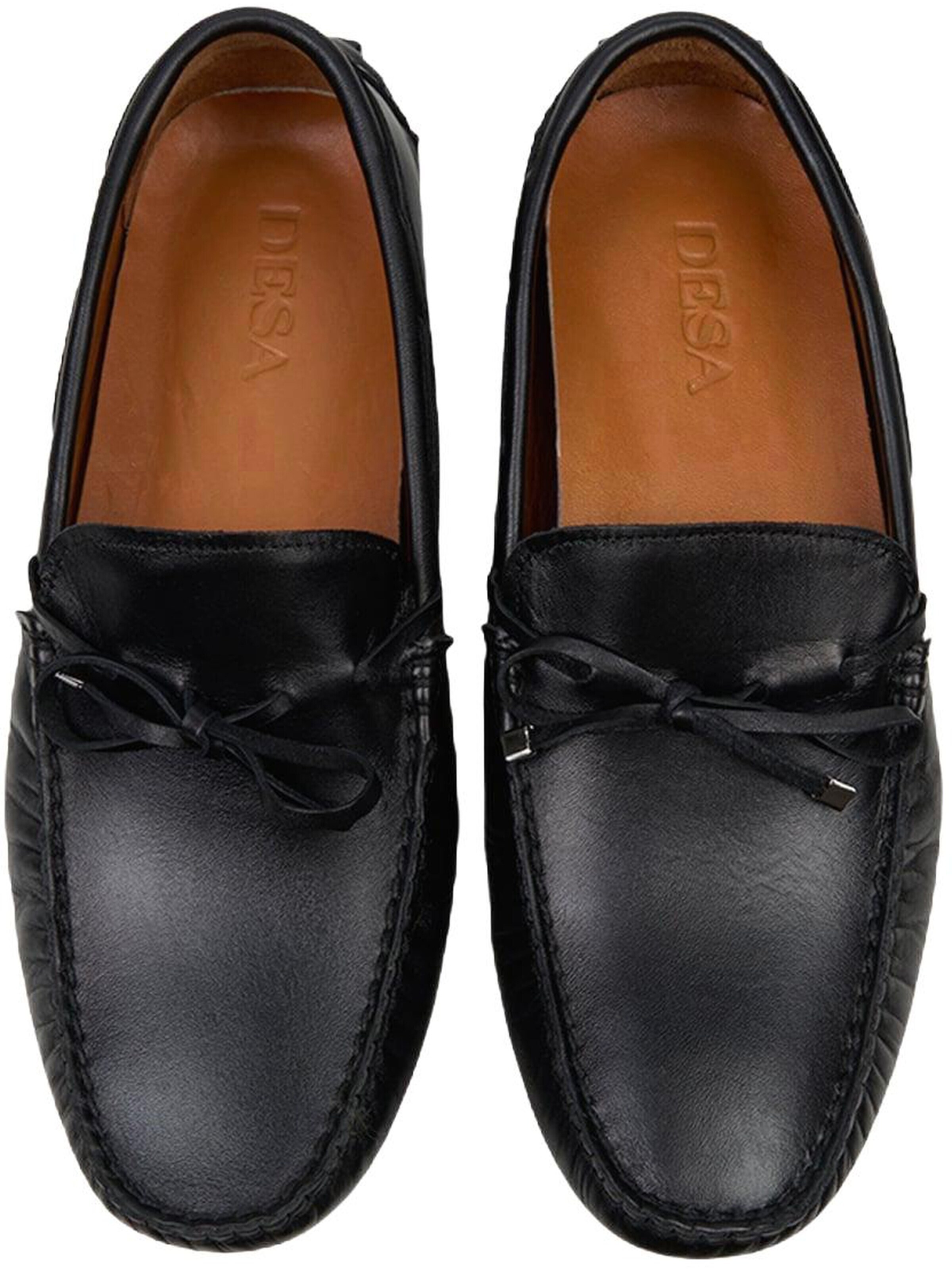 Mocassin 'Slipper' Desa en noir