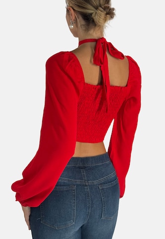 Elara Blouse in Rood
