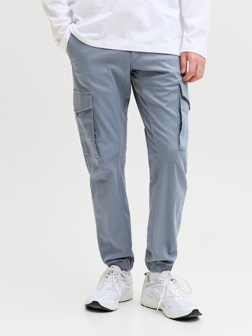 JACK & JONES Slimfit Cargobukser 'JJIPAUL JJFLAKE' i blå: forside