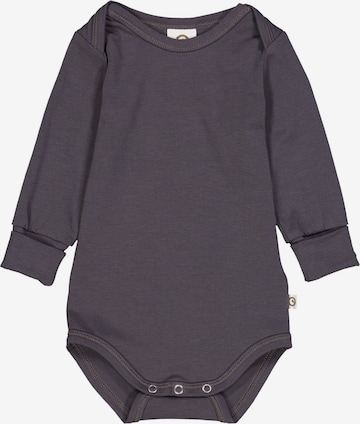 Barboteuse / body Müsli by GREEN COTTON en marron : devant