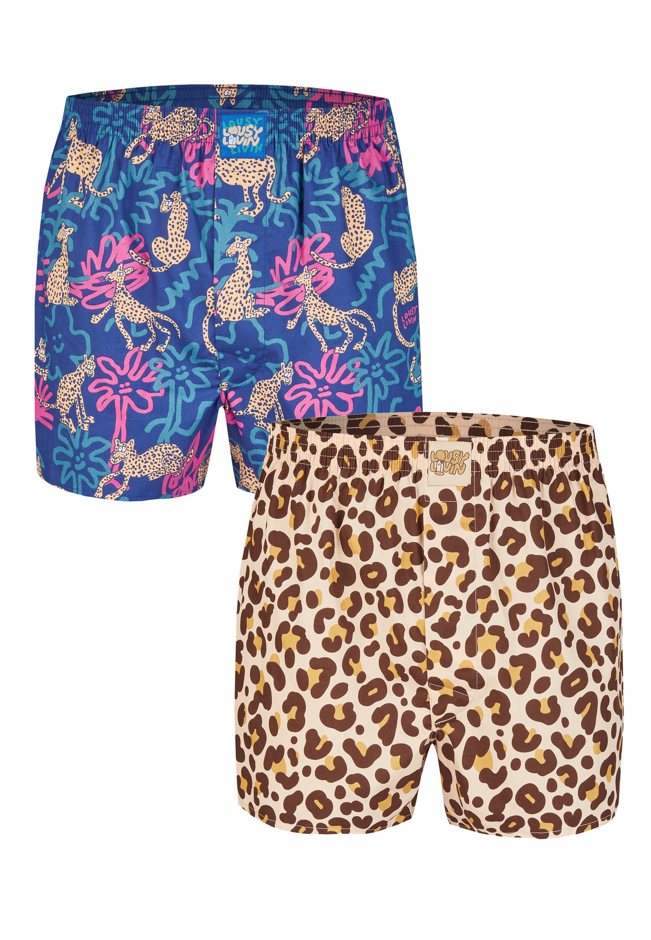 Lousy Livin Boxershorts 'Wild' in Beige: Vorderseite