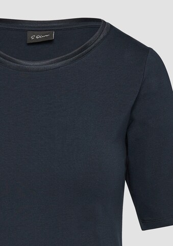s.Oliver BLACK LABEL T-Shirt in Blau
