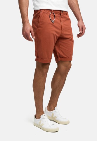INDICODE JEANS Regular Chino 'Canvo' in Rood