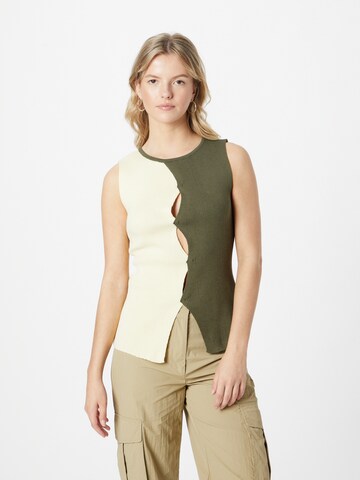 Hosbjerg Knitted Top 'Kendall' in Beige: front