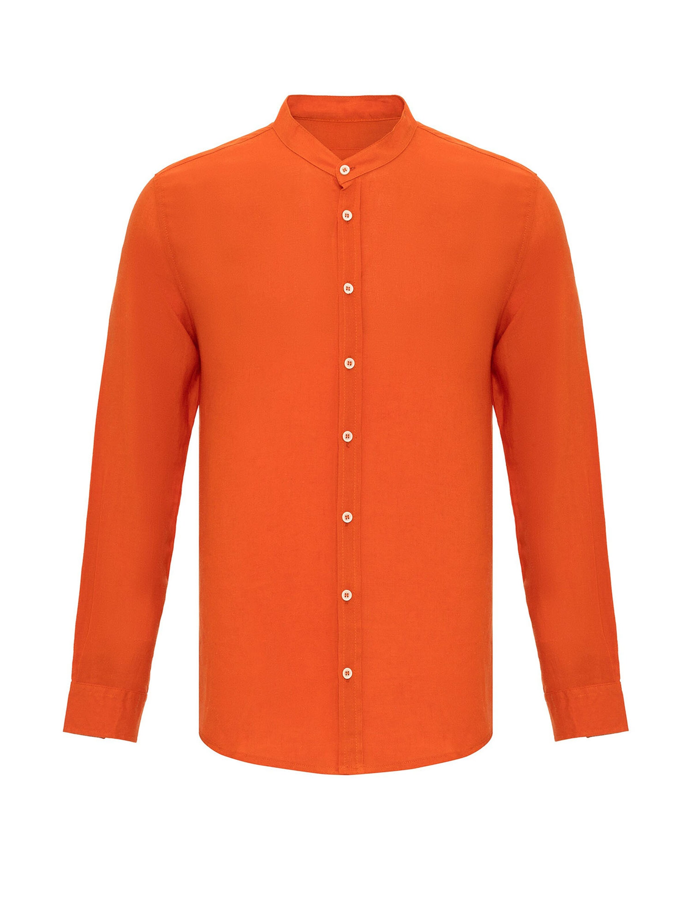 Regular fit Cămașă de la Antioch pe portocaliu: față