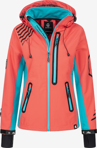 Rock Creek Outdoor Jacket in Orange: front