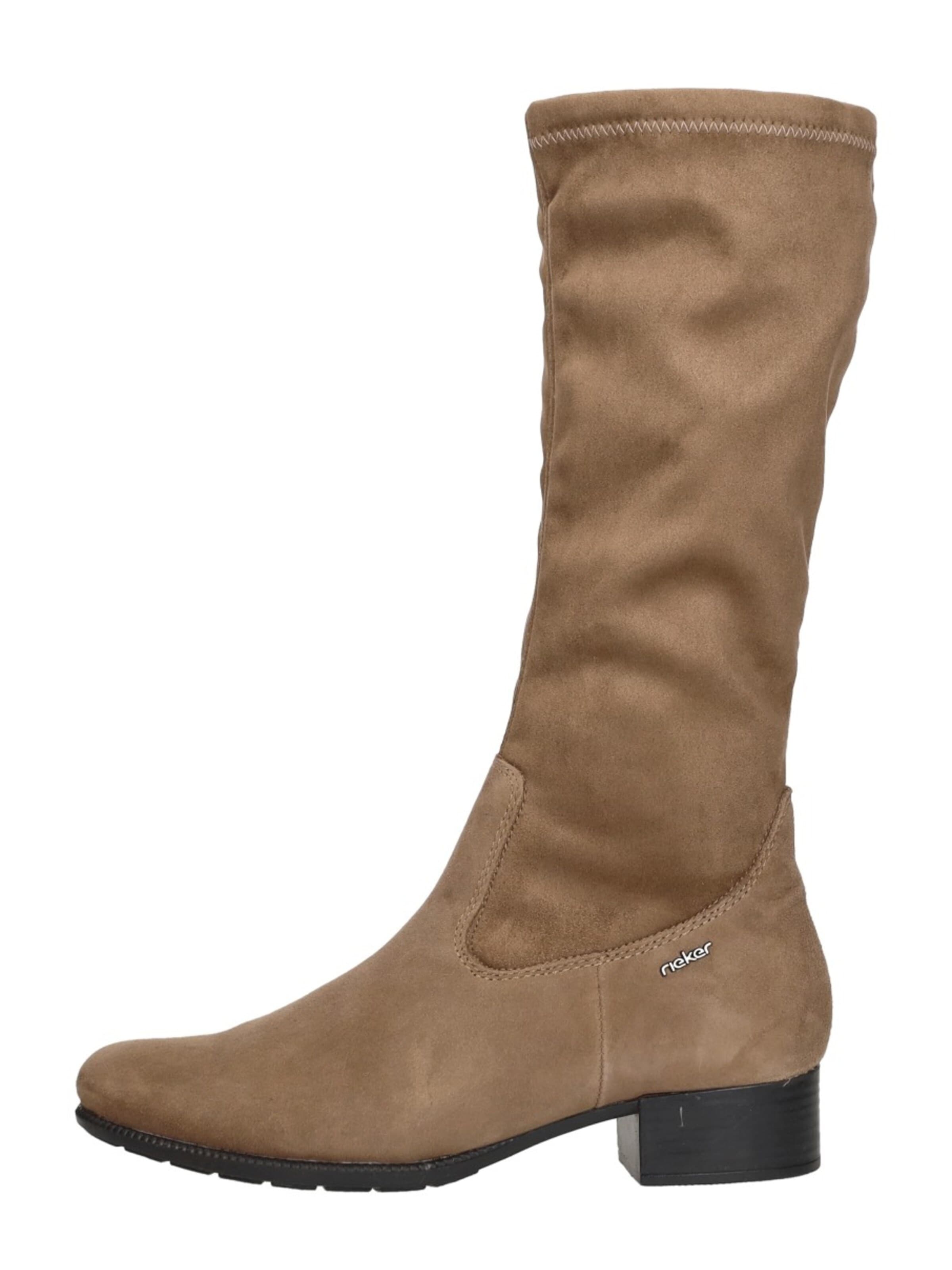 Boots 'Lange Laarzen' Rieker en beige : devant