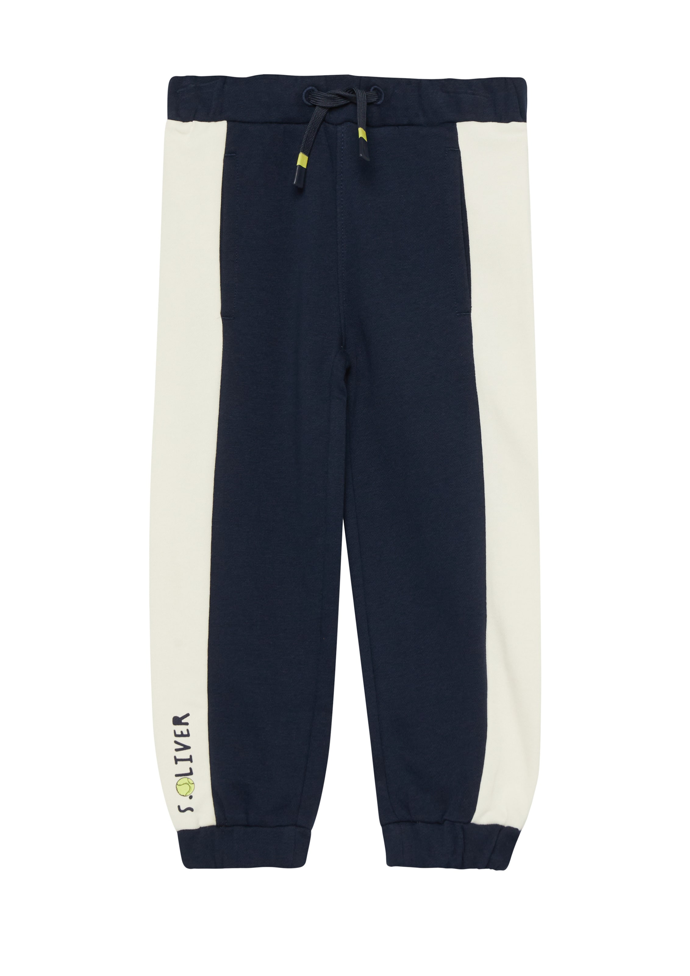 s.Oliver Tapered Broek in Blauw: voorkant