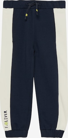 s.Oliver Tapered Broek in Blauw: voorkant
