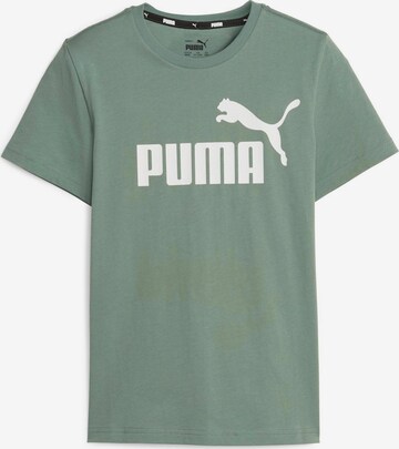 PUMA Shirt 'Essentials' in Groen: voorkant