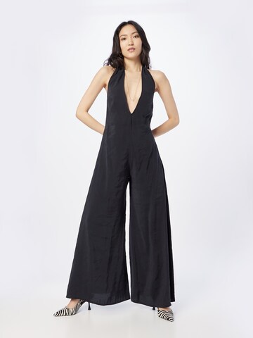 Nasty Gal - Jumpsuit en negro: frente