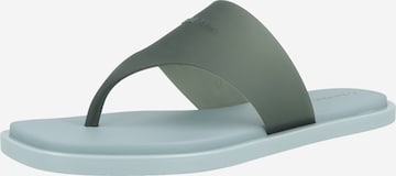 Calvin Klein Ujjelválasztó-pántos szandál - zöld: elől