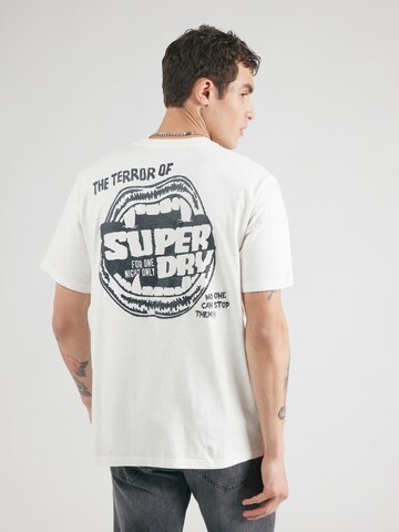balta Superdry Marškinėliai 'MOVIE': priekis