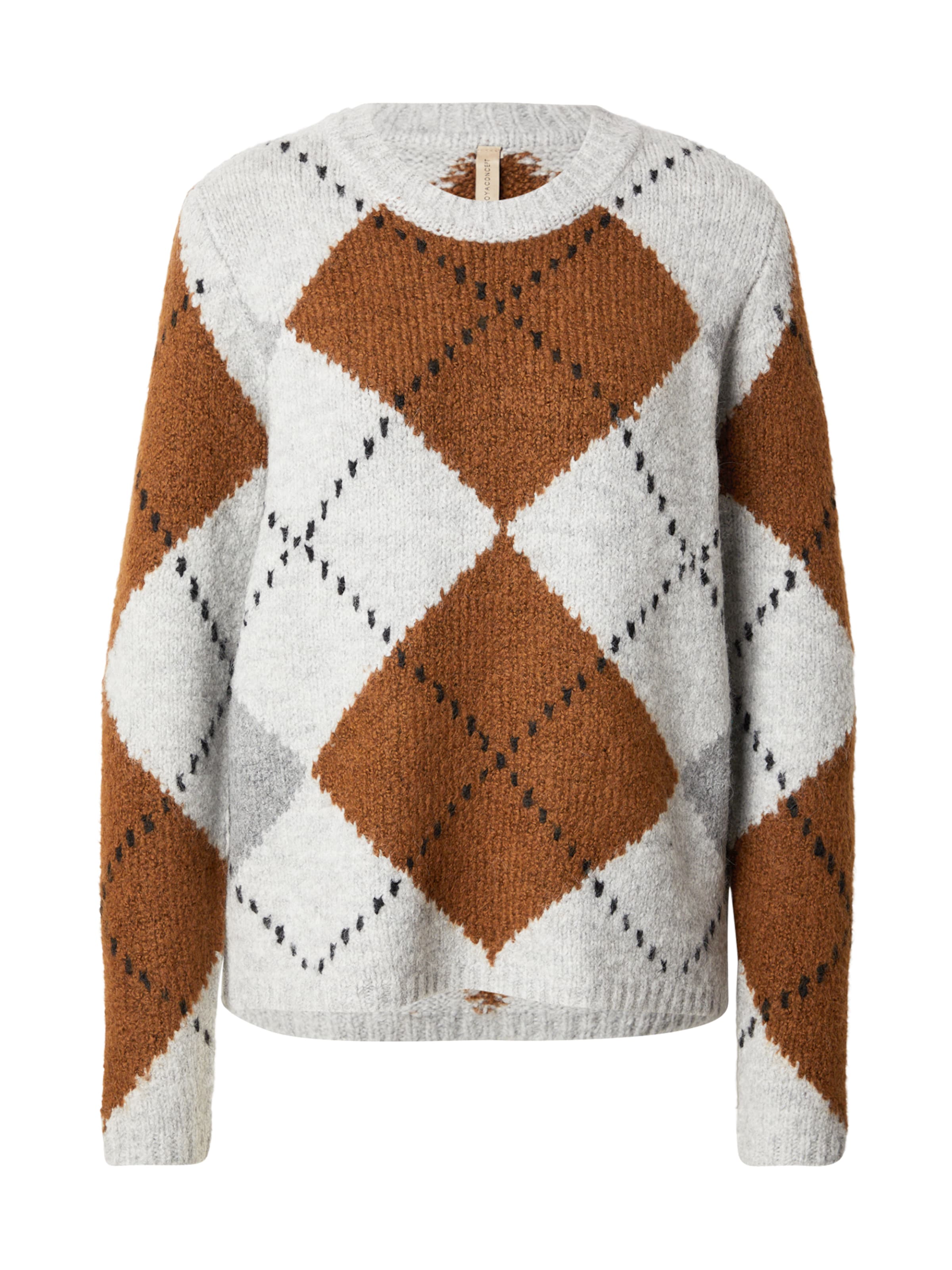 Soyaconcept Svetr 'ACACIE 1' – hnědá: přední strana