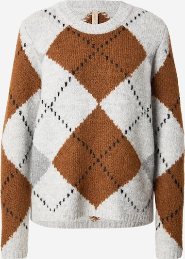 Soyaconcept Jersey 'ACACIE 1' en caramelo / gris claro / negro, Vista del producto