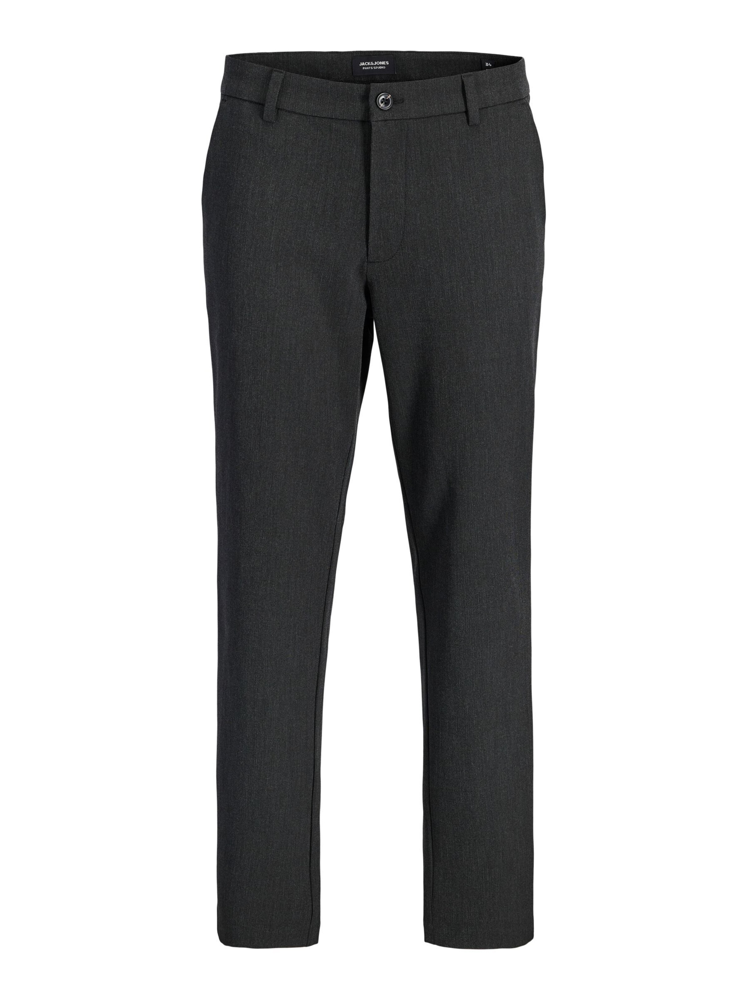 JACK & JONES Regular Панталон Chino 'JPSTollie Connor' в сиво: отпред