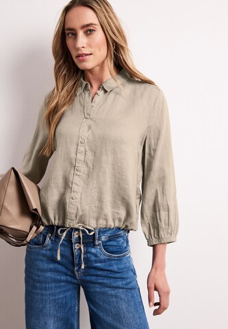 STREET ONE Bluse in Beige: Vorderseite