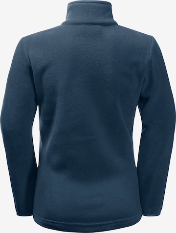 JACK WOLFSKIN Athletic Fleece Jacket 'TAUNUS' in Blue