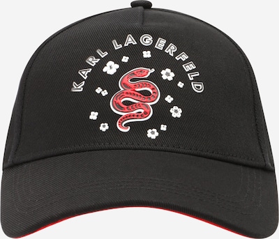 Kepurė iš Karl Lagerfeld, spalva – raudona / juoda / balta, Prekių apžvalga