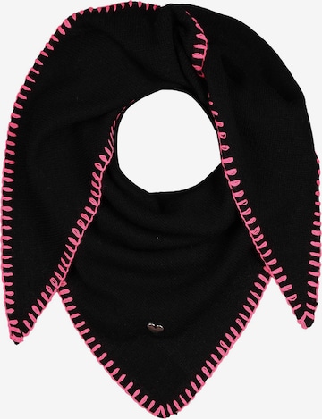 Zwillingsherz Chusta w kolorze czarny: przód