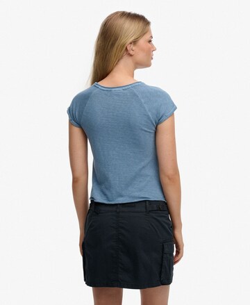 Superdry & Co Shirt 'Athletic Essentials' in Blauw