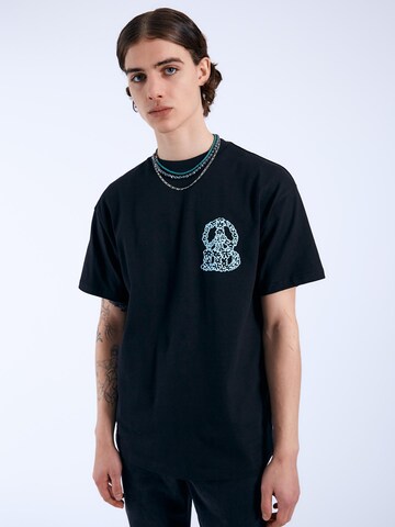 Dr. Denim Shirt 'Trooper Tee'‌ in Schwarz