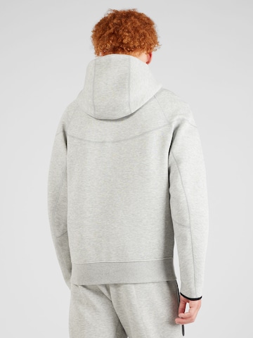 Nike Sportswear Zip-Up Hoodie 'TCH FLC' in Grey