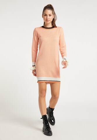 MYMO Knit dress in Orange