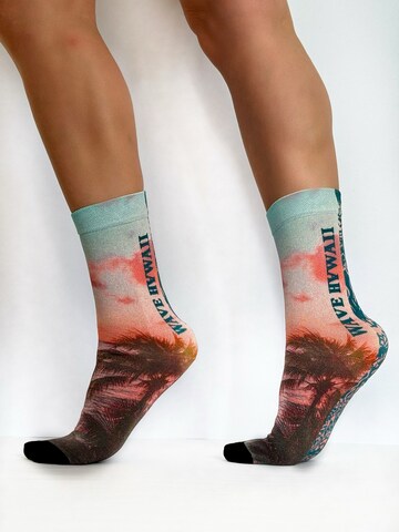 Chaussettes de sport 'Air Lite' Wave Hawaii en mélange de couleurs : devant