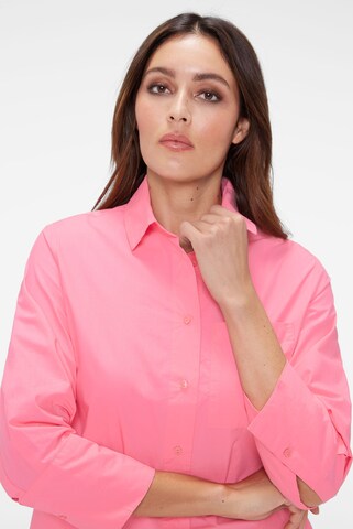 SENSES.THE LABEL Shirt Dress in Pink